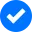 tick icon blue